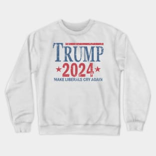 Vintage Trump 2024 Crewneck Sweatshirt